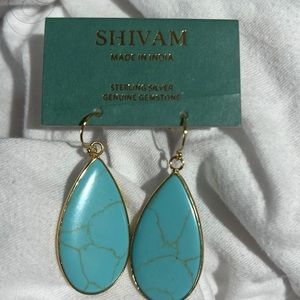 Sterling silver with genuine gemstone